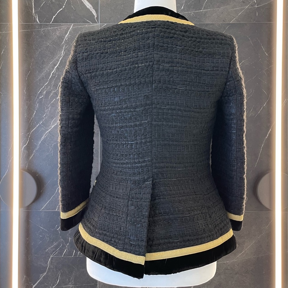 Givenchy Embroidered Tweed Military Jacket - Picture 6 of 15